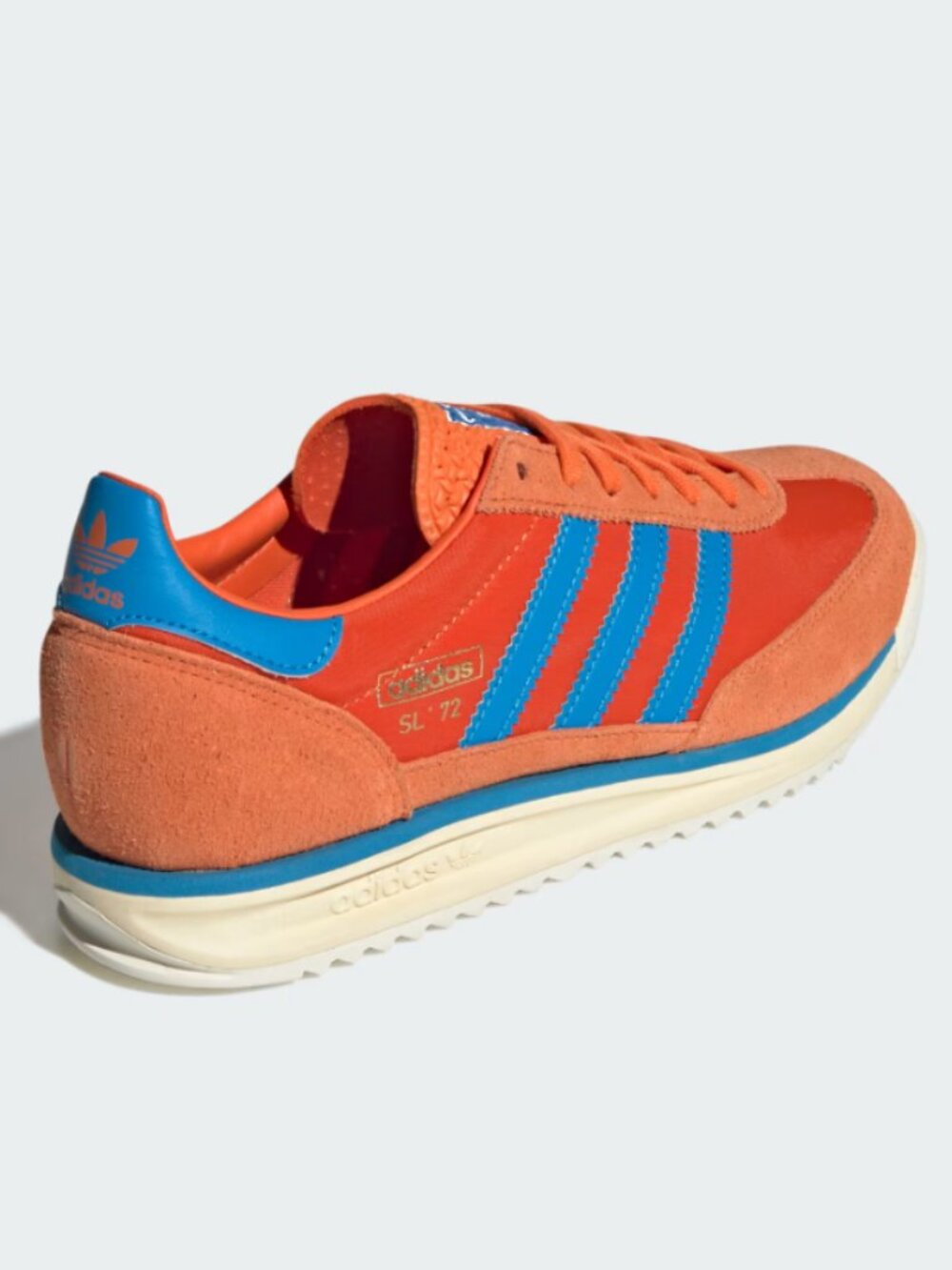 adidas SL 72 RS Men’s Sneakers Collegiate Orange Bright Blue Retro Running Shoes